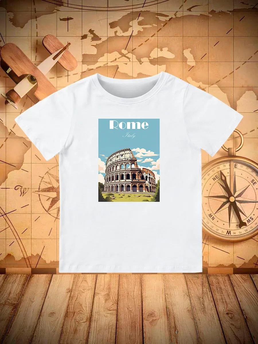 Oversized T-shirt with y2k washed print XL