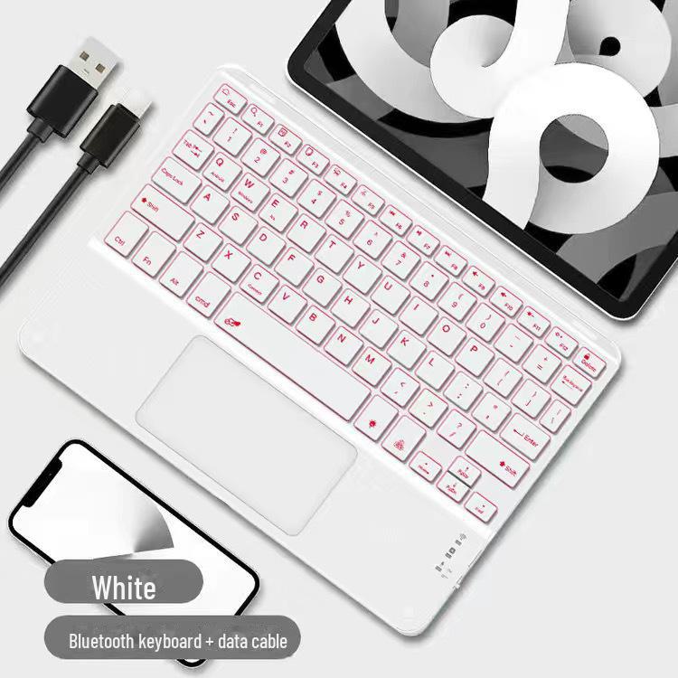 10-Inch Wireless Bluetooth Keyboard & Mouse Set for iPad, Mobile Phone, and Tablet