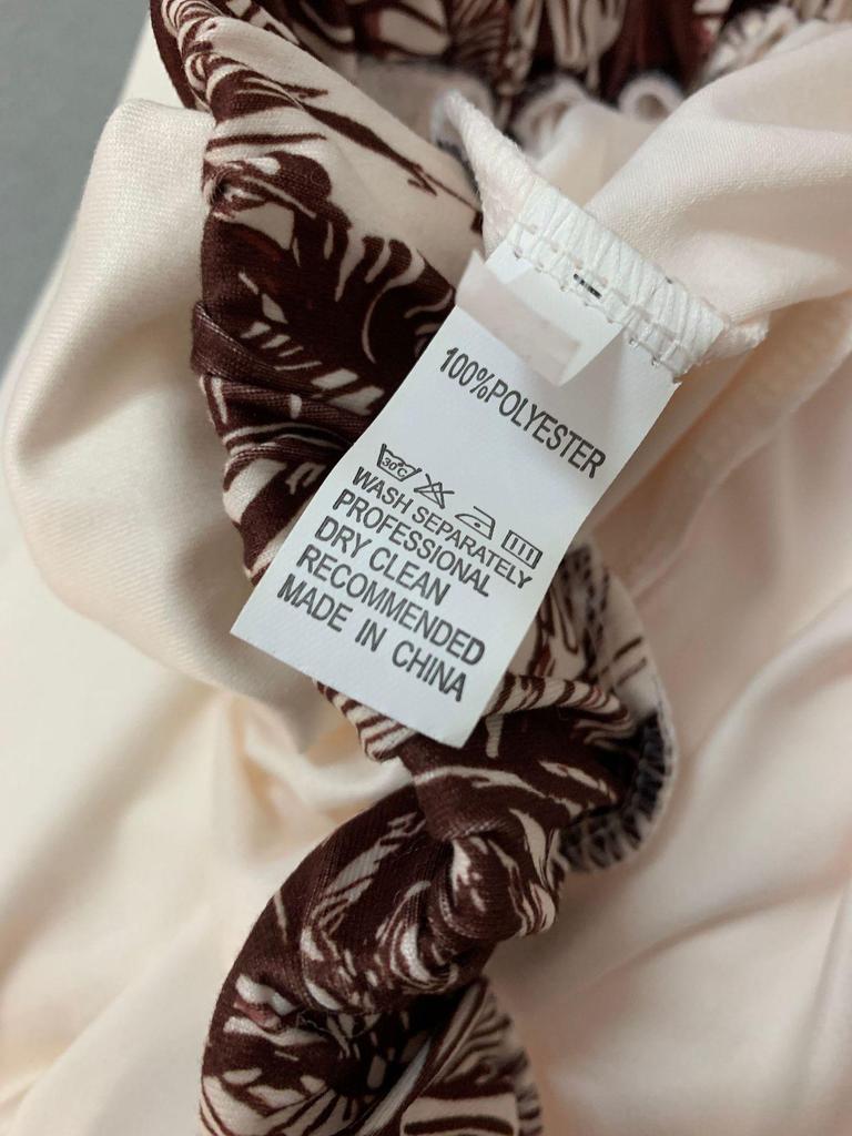 European & American Fashion Printed Cardigan and Wide-Leg Pants Set