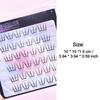 6/10 Rows Natural Manga False Eyelashes Korean Reusable Eyelashes Extension Individual Lashes Clusters Glue/No Glue Style