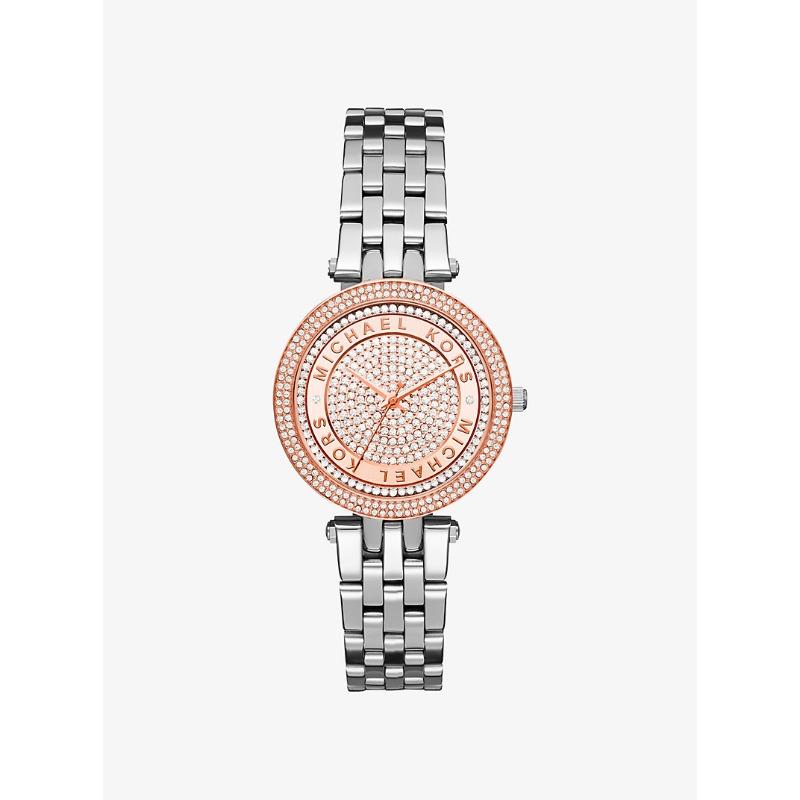 

Женские часы Michael Kors Darci Mini двухцветные MK3446 серебряный