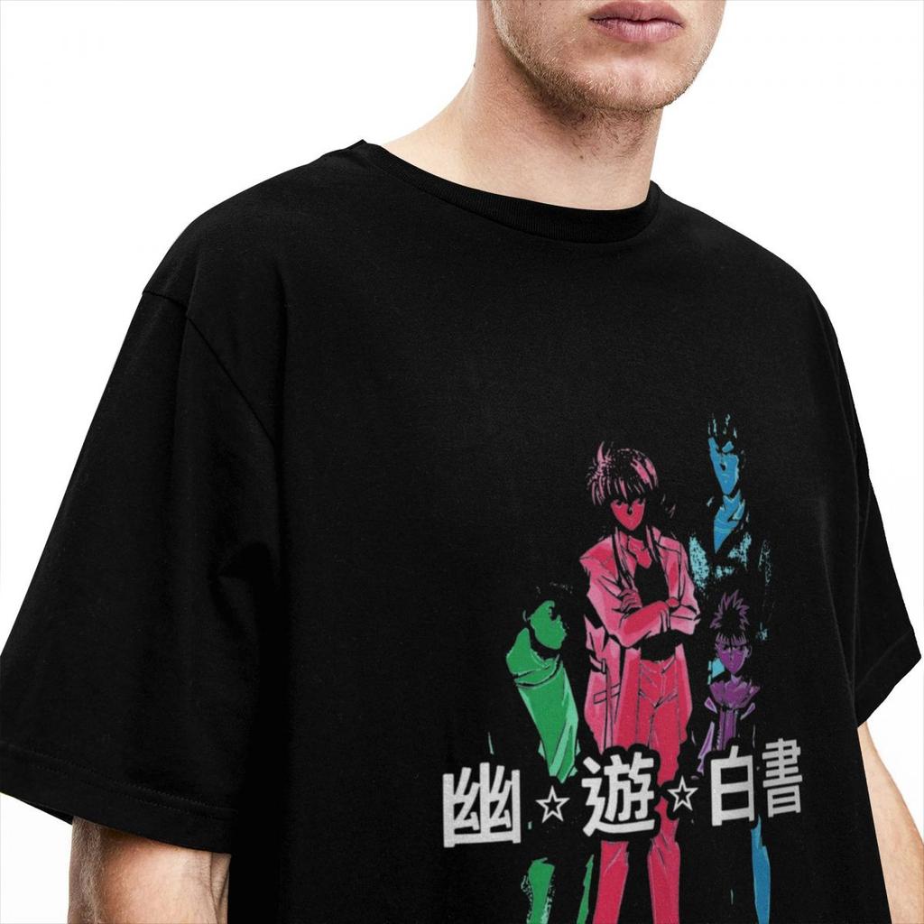 Mode Yu Yu Hakusho Aku No Mazoku T-Shirt Herren Damen 100% Baumwolle T-Shirts Bedruckte Kleidung