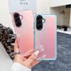KEYSION Laser Gradient Colorful Phone Case for Samsung A56 5G A36 A26 Soft TPU+PC Shockproof Back Cover for Galaxy A16 4G 5G