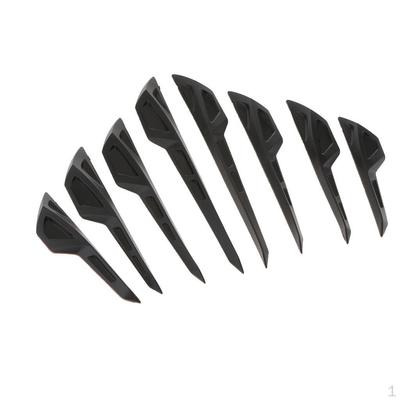 Universal Front Bumper Side Canards Splitter Protective Sticker