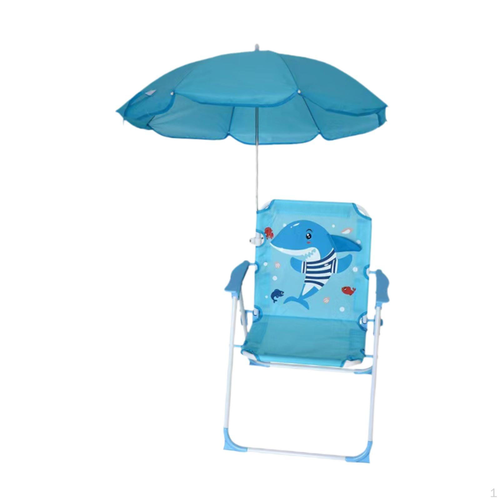 

Детское походное кресло для складных детей со спинкой откидное Siajo Store синий