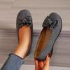 Flat Heel Shoes For Women Comfortable Bow Tie FootWear Lightweight Driving Shoes