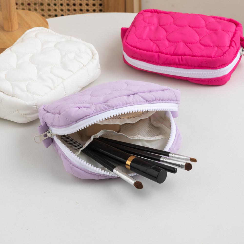 Nuovo modello di fiore Borsa per il trucco da donna Articoli da toeletta Borsa per cosmetici Borsa con cerniera Borsa da viaggio Borsa per cosmetici Borse per trucco femminile