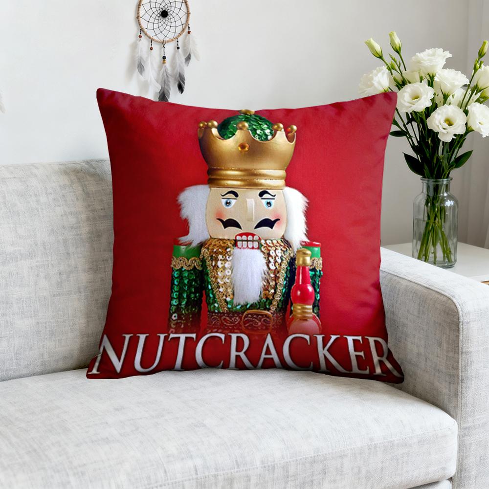 Decorative Pillows Nutcracker Soldier Home Decoration Fashion Cushions Covers 1Pc Cushion Cover Personalized Gifts Pillow Sofa