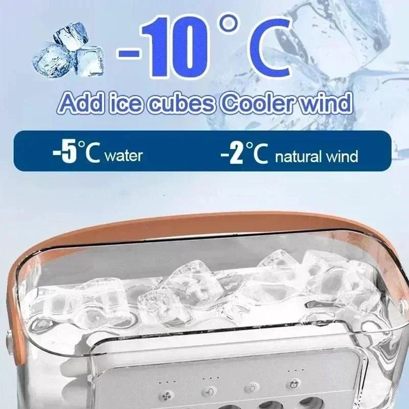 3-in-1 Portable Air Cooler & Fan with LED Night Light, Humidifier for Home/Office Air Condition Fan