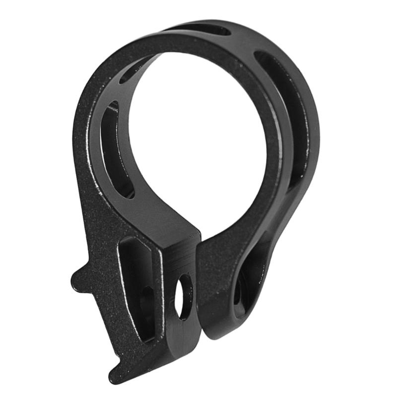 Aluminum-Alloy Bike Clamp Bike Shifter Clamp Bicycles Trigger Clamp 22.2mm Shifter Clamp with Bolts for Mountain Bikes чёрный