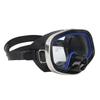 Diving Goggles Silicone Waterproof Tempered Glass Lens Underwater Goggles for Snorkeling Swimming Blue
