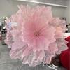 Large Pink Gradient Silk Flower Wedding Decoration