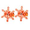 Snowflake Hair Clip Alloy Hairpin with Snowflakes Shape Comfortable Hairpiece for Christmas Party Styling Accesories