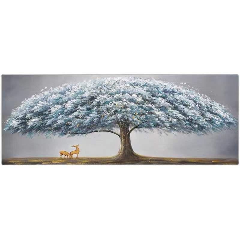 

DIY Алмазная картина 5D Полная Алмазная картина ДЕРЕВО Пейзаж Настенная живопись Вышивка крестом Гостиная Спальня Домашний декор Full Round 50x100CM