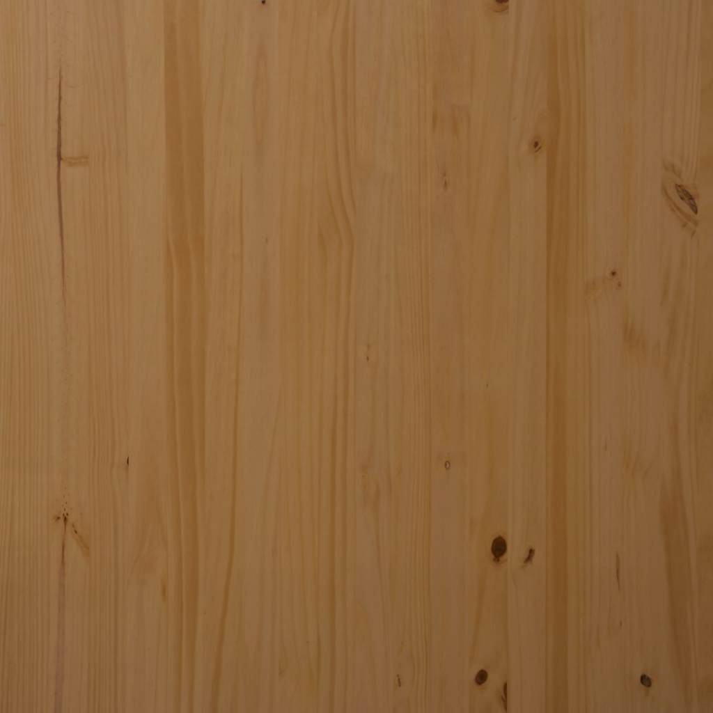Mobiler Schubladenschrank MOSS Honigbraun Massivkiefernholz
