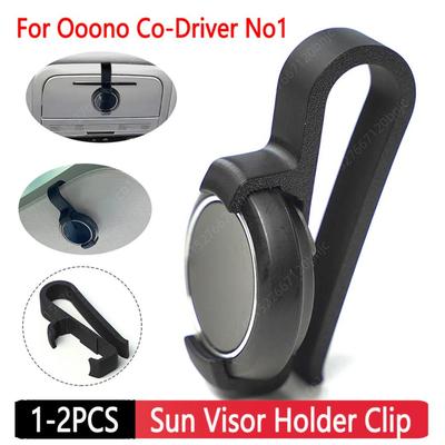 1-2pcs Sun Visor Holder Clip for Ooono Co-Driver No1 Heat Resistant Sun Visor Mount Clip for Sun Viso UV Protection Slide-in