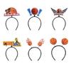 Basketball Championship Hairhoop Sporty Hairband with Nonwoven Fabric Design For Sports and Basketball Enthusiasts