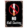 Vintage No Smoking Metal Plaque Free Wifi Tin Sign Public Bar Smoking Area Outdoor Decor Wall Decor WY