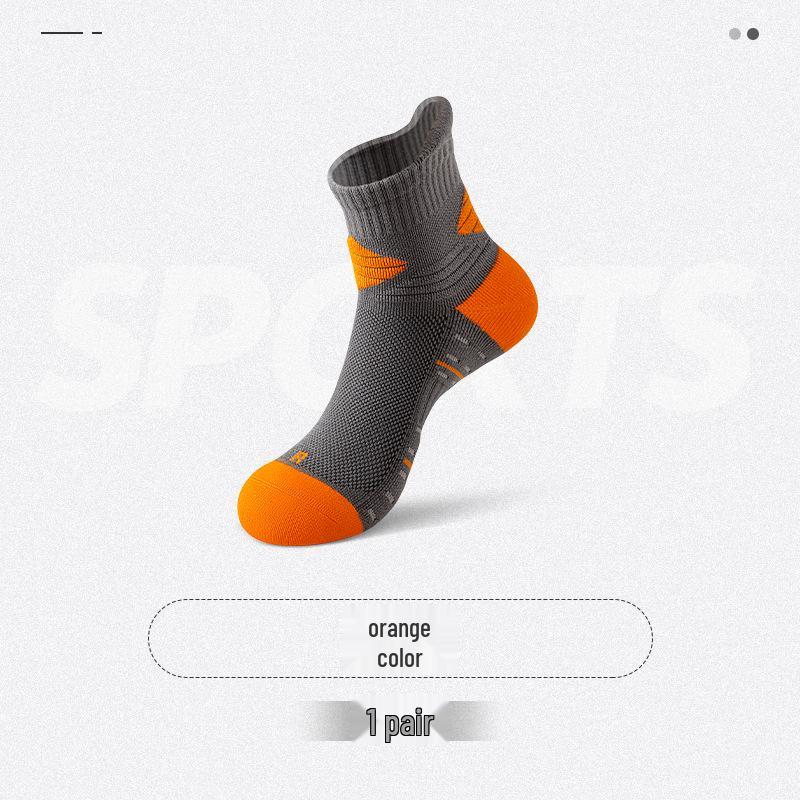 Elite Men's Mid-Calf Basketball Socks - Professional Towel Bottom Sports Socks