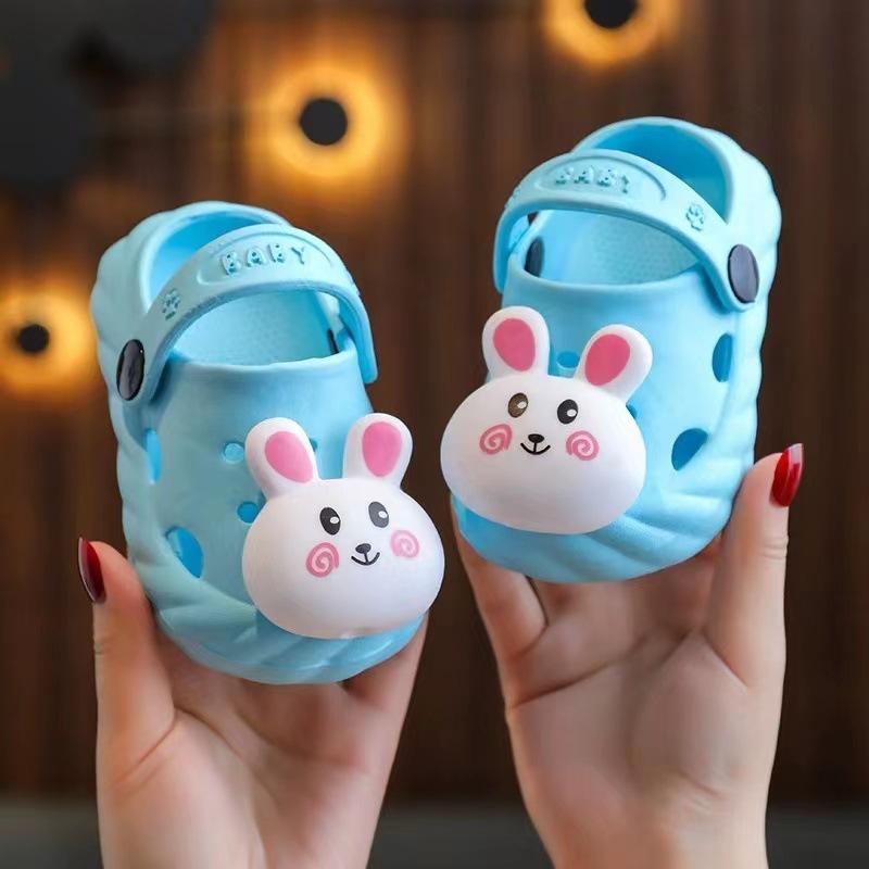 Children s non-slip lightweight clogs, anti-collision outdoor home cute toddler summer sandals EVA 130mm