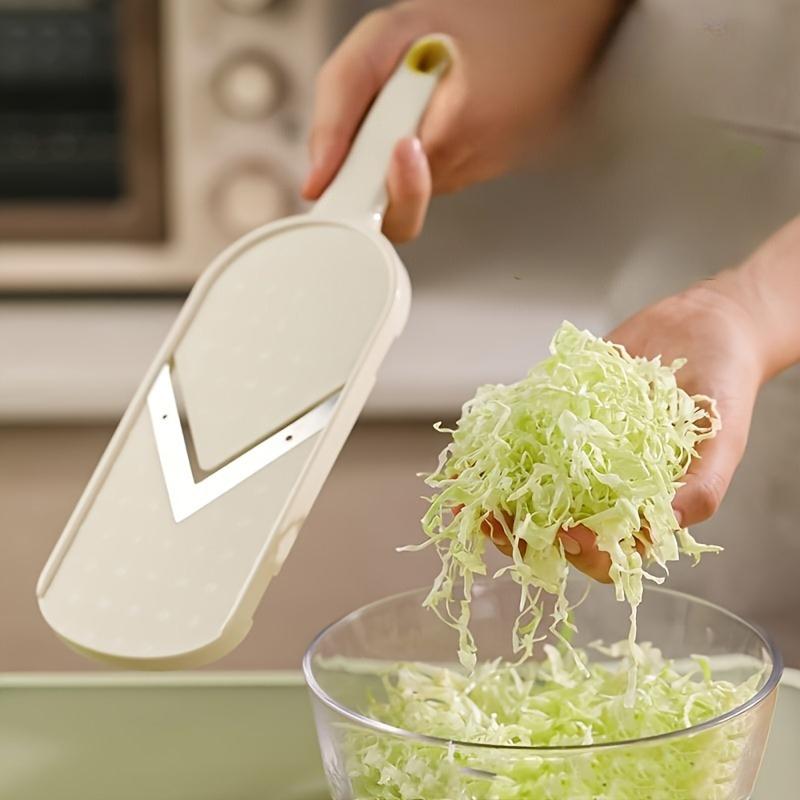 Affettatore e Grattugia Vegetale Ultra-Fine per Insalata, Cavolo, Carota - Gadget da Cucina Multiuso, Tritatutto per Casa e Pranzo
