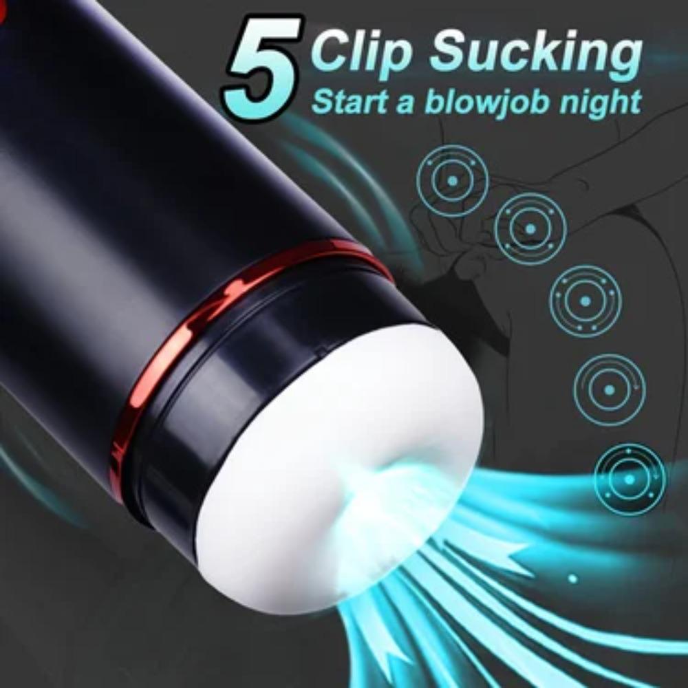 Automatic Male Masturbator Cup Sucking Vibration Blowjob Real Vagina Pocket Pussy Penis Oral Sex Machine Toys For Man Adults 18+
