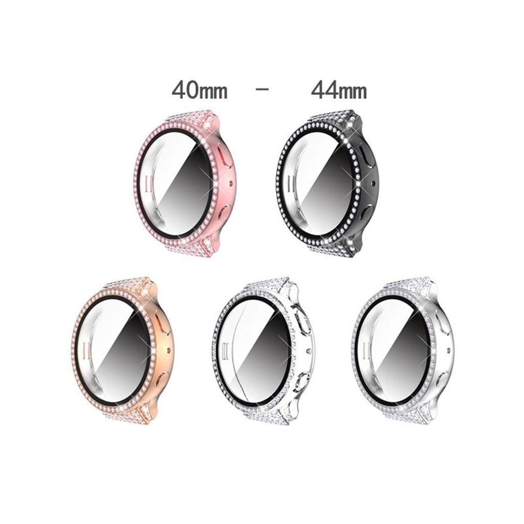 Crystal Diamond Bezel Ring Watch Frame-Bumper Housing for Watch Active 2 40/44mm