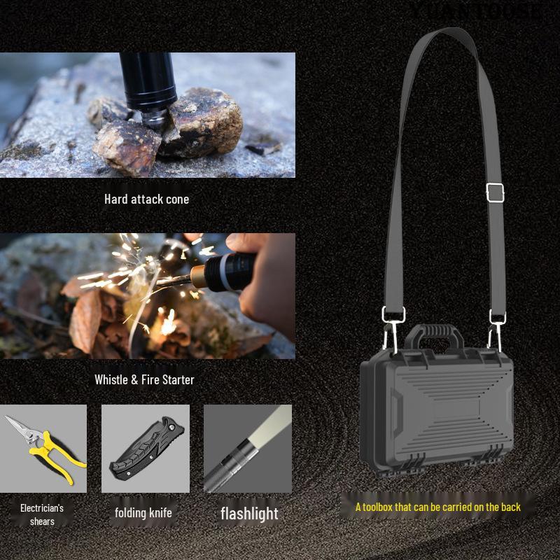 Multifunctional Survival Shovel & Axe Set for Camping and Self-Defense