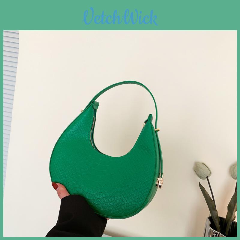 Retro Minimalist Crescent Bag 2023 New Women's Bag Street Fashion Shoulder Bag Trendy Armpit Bag