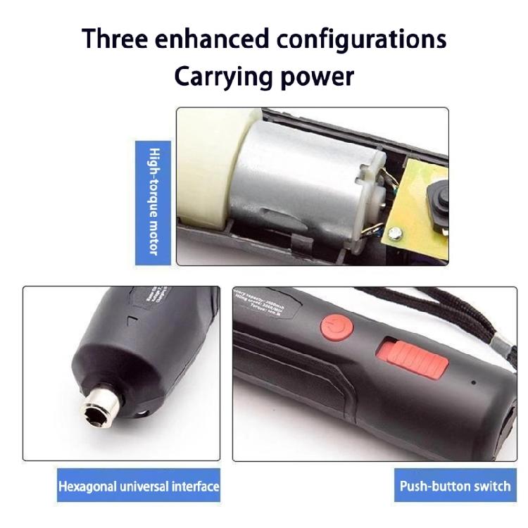 Electric Precisions Screwdriver Set Rechargeable Battery Screwdriver Handheld Power Tool For Electronics