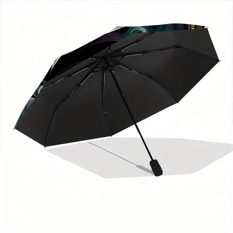 1pc Maleficent Automatic Open/close, All-Season Portable Folding Umbrella, Perfect Gift for Friends , Sturdy Ribs yy250808018