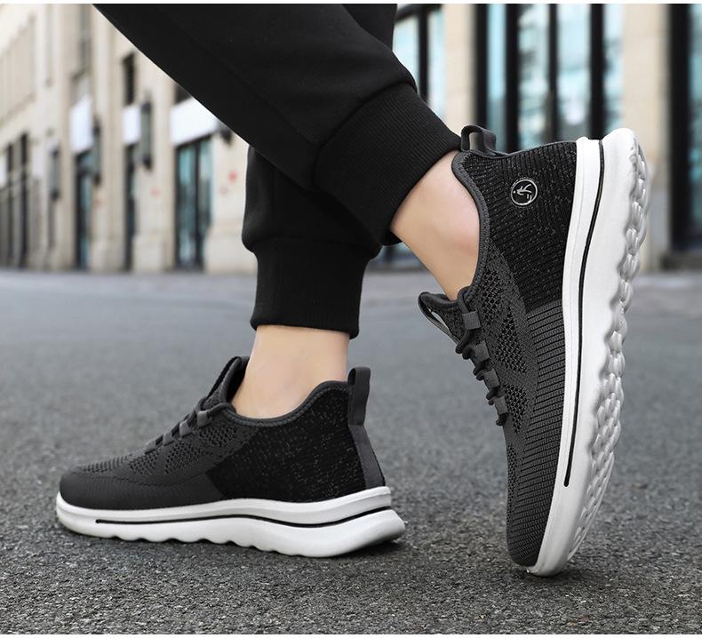 

Outdoor home soft elastic cushioning lightweight non-slip men s breathable mesh sneakers wear-resistant grip lightweight running shoes 39