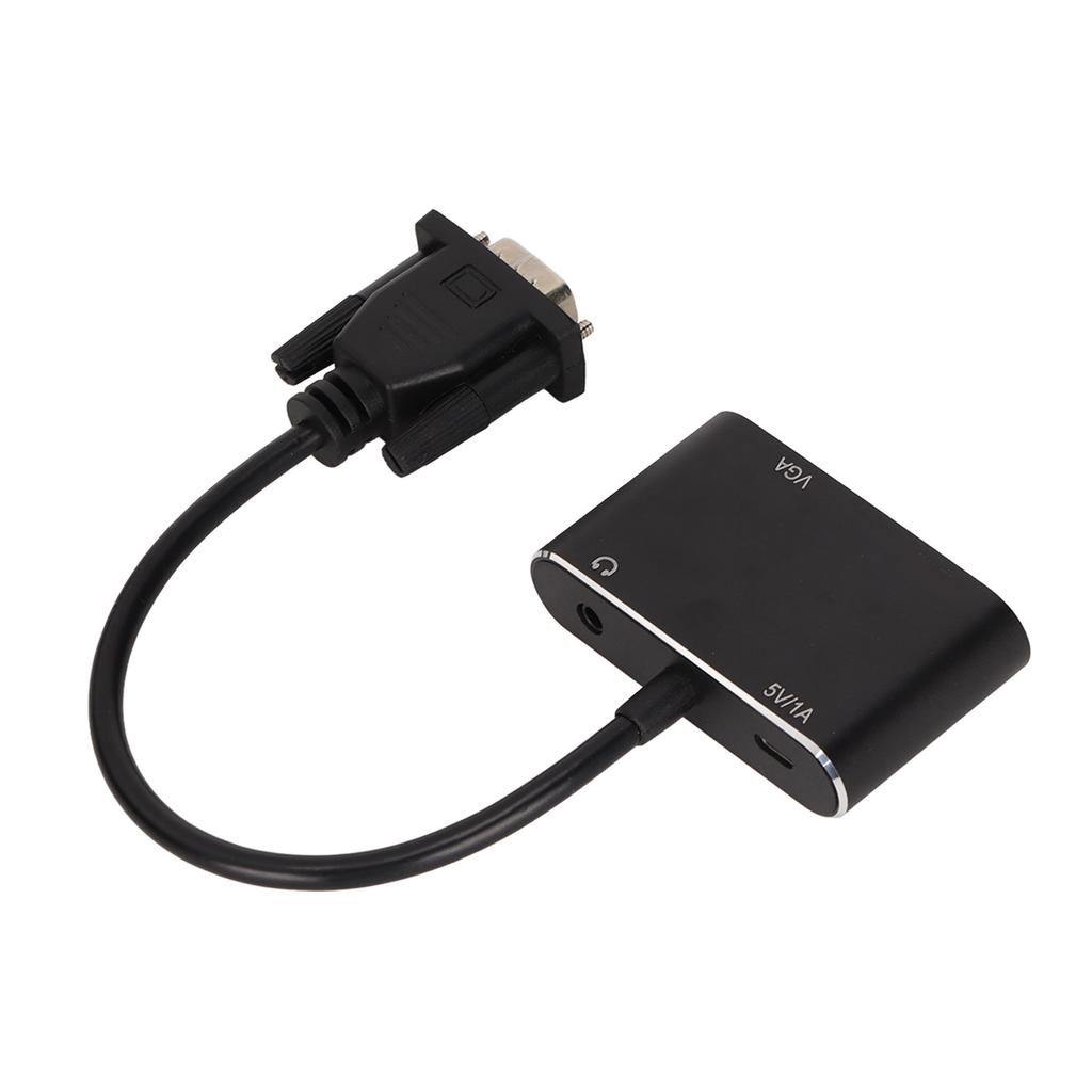 2 in 1 Splitter VGA to VGA High Definition Multimedia Interface Adapter High Resolution Stable Computer Accessories