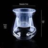 Hydroponic Glass Cylinder Vase for Pothos & Peace Lily - Transparent Water Culture Container with Free Shipping.