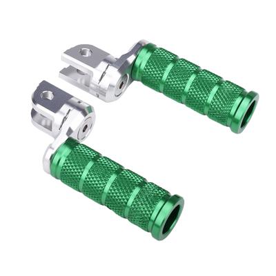 LEDISHUN Verstellbares Stufenbar-Set für Kawasaki ZX-25R ZX-4R ZX-4RR Ninja 250 Ninja 400 Z250 Z400 (Grün)