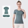 LU3.0 Women's Quick-Dry Short Sleeve Yoga Top for Fitness and Running