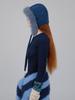 Eosseomnijeu Fur Bonnet Hat_Blue