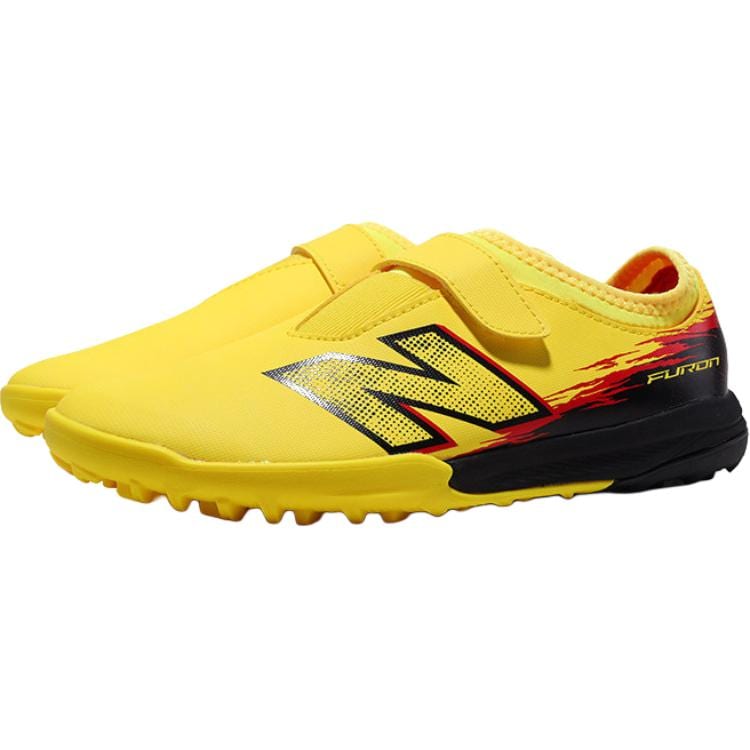 New Balance Furon V8 Synthetic Leather Support Low top Kids' Soccer Shoes Yellow Kids' YF3VT2DP