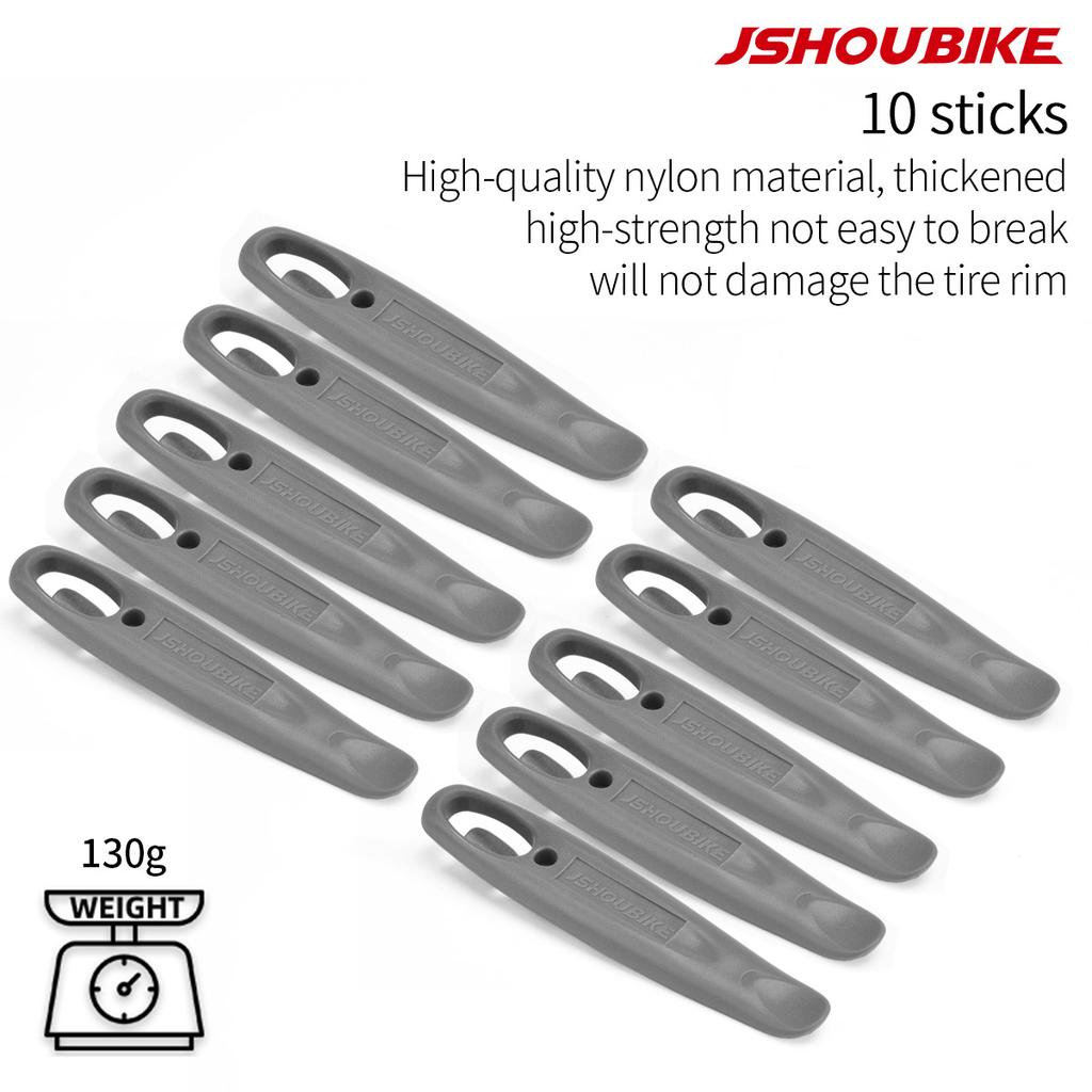 JSHOUBIKE Bicycle Tyre nylon Tire Lever Ultralight Wheel Repair Tool MTB Mountain Bike Road Tire Spoon Cycling Brake Accessories
