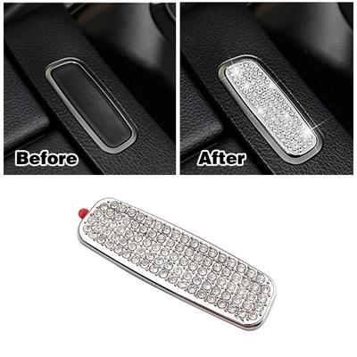 For Mercedes Benz CLA Class CLA180 CLA200 CLA220 2020 2024 AMG Center Armrest Storage Box Switch Button Crystal Trim Refit