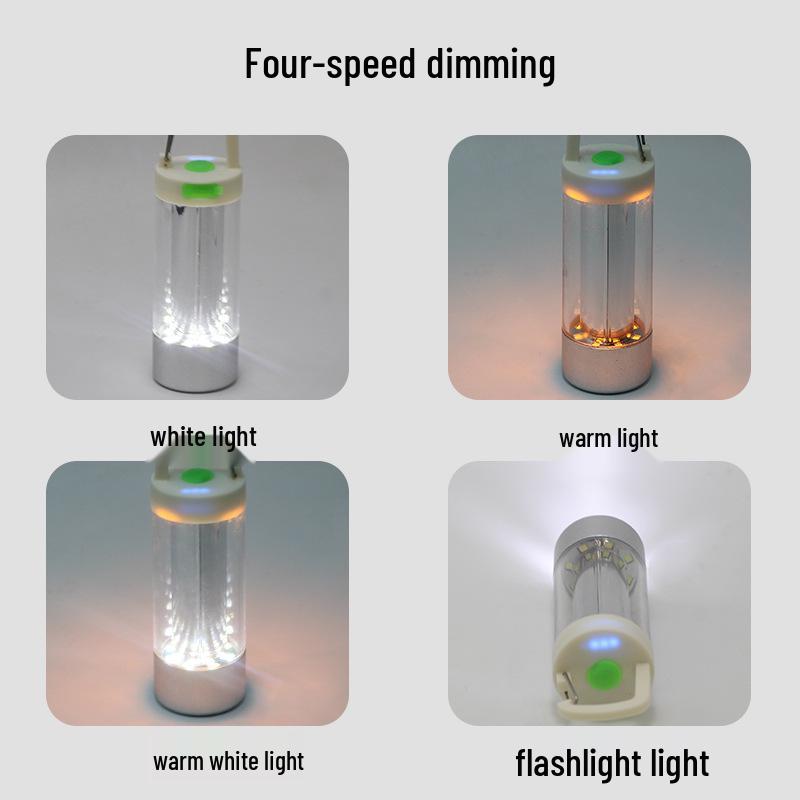 Multi-Function USB Rechargeable Camping Lantern and Tent Light with Long Battery Life