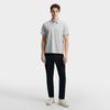FILA F.C. Classic Minimalist Basic Casual Light Business Versatile Comfortable Knitted Short Sleeve Polo Shirt Men tops Storm-Gray F11M621103FGY