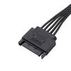 High Quality 22/32cm SATA Power Cable Y-Splitter Design 15Pin Male/Female HDD Power Cable Durable Power Splitter Cable