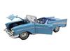 MotorMax American Car Chevrolet Bel Air Miniature Car 1/18 Bel Air Convertible 1957 (Light Blue)