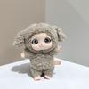 Cute Animals Vinyl Face Plush Toy Rabbit Bear Sheep Stuffed Doll Gift Bag Pendant