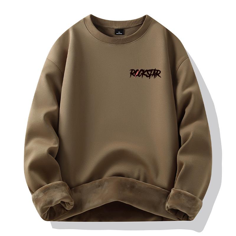 Padded Hooded Sweater Men's Autumn and Winter New Cotton Couple Models Thickened Loose Youth Jacket