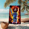 Beach Towel with Chucky1 Pattern - Soft,absorbent,machine Washable Lightweight&Modern,swimming,Travel Essentials