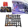 Universal 20"x17" Nylon Car Window Net Car Rally Racing Safety Equipment Blue/ Red/ Black