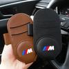 Leather M LOGO Car Glasses Clip Sun Visor Multi-function Sunglasses Clip For BMW M Performance M3 M5 M6 F20 F10 F13 X7 X3 X4 X5 X6 3 4 5 6 7 Series