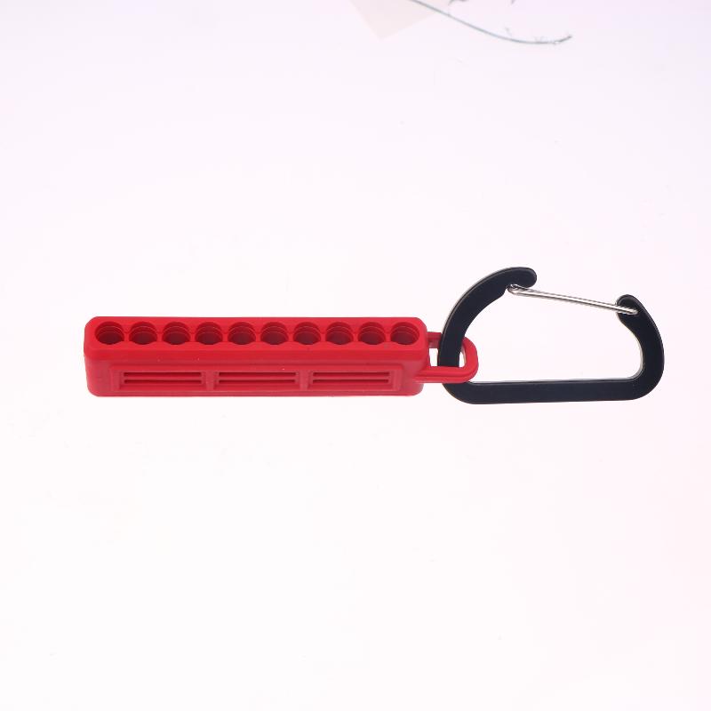 Portable 10 Holes Storage Case Organizer Screw Driver Head Drill Bits Stand Case Tools Hex Shank Screwdriver Bit Holder